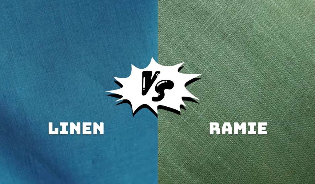 Linen vs ramie fabric comparison for sustainable wardrobe