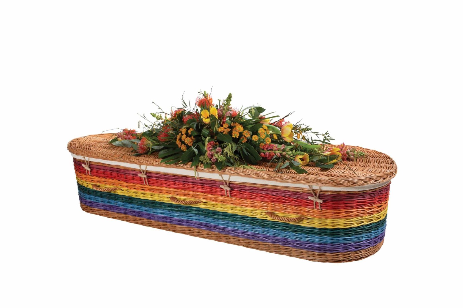Organic coffin manufactured in Vietnam
