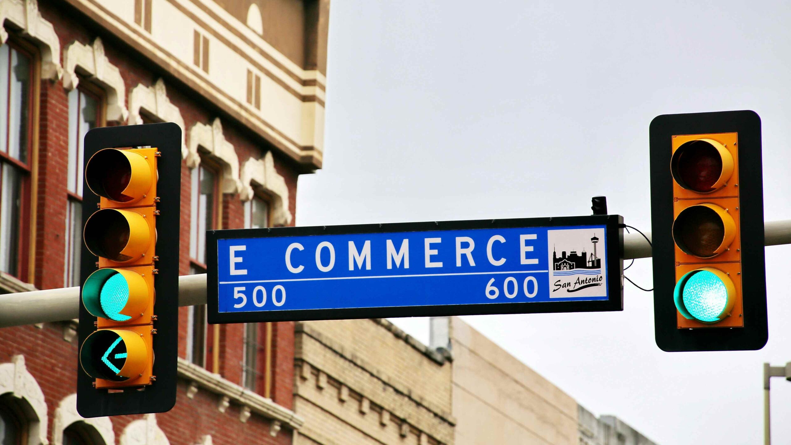 E-commerce storefront showing global trade opportunity